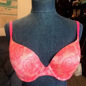 Floral Rhinestone Victoria's Secret Bra